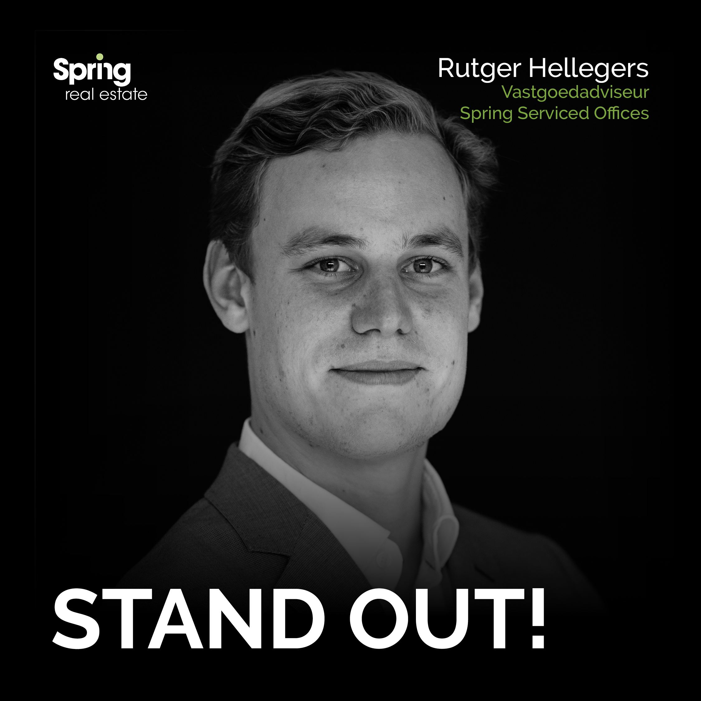 Meet Rutger Hellegers, Vastgoedadviseur Spring Serviced Offices